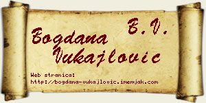 Bogdana Vukajlović vizit kartica